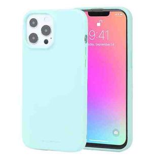 For iPhone 13 Pro GOOSPERY SOFT FEELING Liquid TPU Shockproof Soft Case (Mint Green)