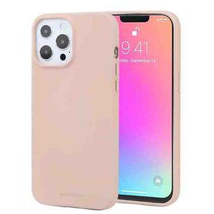 For iPhone 13 Pro Max GOOSPERY SOFT FEELING Liquid TPU Shockproof Soft Case (Light Pink)