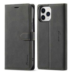 For iPhone 13 Pro Forwenw F1 Series Matte Strong Magnetism Horizontal Flip Leather Case with Holder & Card Slots & Wallet & Photo Frame (Black)