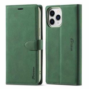 For iPhone 13 Pro Max Forwenw F1 Series Matte Strong Magnetism Horizontal Flip Leather Case with Holder & Card Slots & Wallet & Photo Frame (Green)