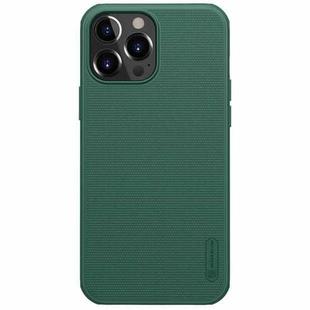 For iPhone 13 Pro NILLKIN Super Frosted Shield Pro PC + TPU Protective Case (Dark Green)