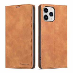 For iPhone 13 Pro Max Forwenw Dream Series Magnetic Oil Edge Horizontal Flip Leather Case with Holder & Card Slot & Photo Frame & Wallet (Brown)