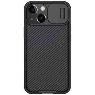 For iPhone 13 NILLKIN Black Mirror Pro Series Camshield Full Coverage Dust-proof Scratch Resistant Phone Case(Black)