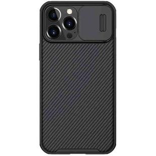 For iPhone 13 Pro Max NILLKIN Black Mirror Pro Series Camshield Full Coverage Dust-proof Scratch Resistant Phone Case (Black)