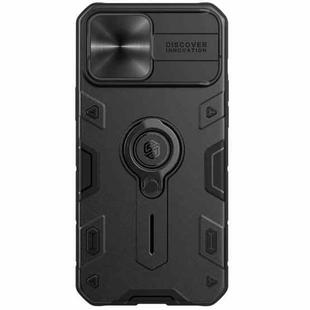 For iPhone 13 Pro Max NILLKIN Shockproof CamShield Armor Protective Case with Invisible Ring Holder (Black)