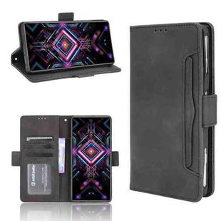 For Xiaomi Poco F3 GT/Redmi K40 Gaming Skin Feel Calf Pattern Horizontal Flip Leather Case with Holder & Card Slots & Photo Frame(Black)