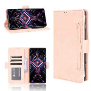 For Xiaomi Poco F3 GT/Redmi K40 Gaming Skin Feel Calf Pattern Horizontal Flip Leather Case with Holder & Card Slots & Photo Frame(Pink)