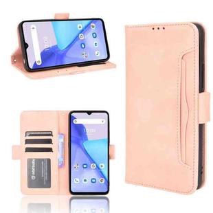 For Umidigi Power 5 Skin Feel Calf Pattern Horizontal Flip Leather Case with Holder & Card Slots & Photo Frame(Pink)