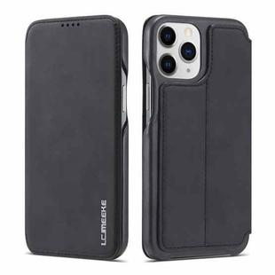 For iPhone 13 Pro LC.IMEEKE Hon Ancient Series Horizontal Flip Leather Case with Holder & Card Slot (Black)