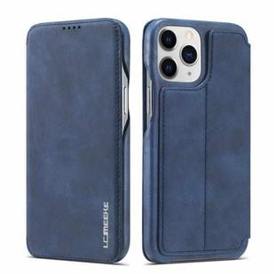 For iPhone 13 Pro Max LC.IMEEKE Hon Ancient Series Horizontal Flip Leather Case with Holder & Card Slot (Blue)
