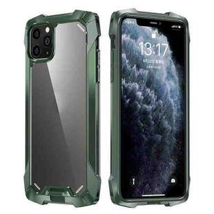 R-JUST Metal Airbag Shockproof Protective Case For iPhone 13(Green)