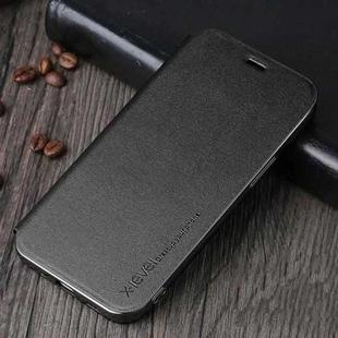 X-level Fib Color Series Ultra Thin PU + TPU Horizontal Flip Leather Case with Holder For iPhone 13 mini(Black)
