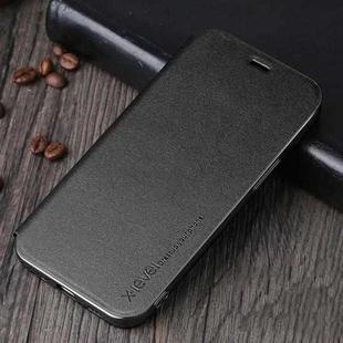 X-level Fib Color Series Ultra Thin PU + TPU Horizontal Flip Leather Case with Holder For iPhone 13 Pro(Black)