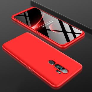 For OPPO A5 2020 / A11X GKK Three Stage Splicing Full Coverage PC Protective Case(Red)