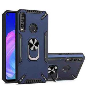 For Huawei Y7p PC + TPU Protective Case with 360 Degrees Rotatable Ring Holder(Royal Blue)