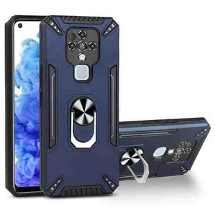 For Tecno Camon 16 PC + TPU Protective Case with 360 Degrees Rotatable Ring Holder(Royal Blue)