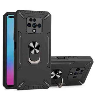 For Tecno Camon 16 Premier PC + TPU Protective Case with 360 Degrees Rotatable Ring Holder(Black)
