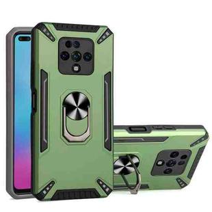 For Tecno Camon 16 Premier PC + TPU Protective Case with 360 Degrees Rotatable Ring Holder(Dark Green)