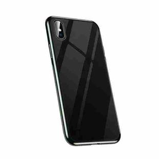 For iPhone X / XS SULADA Shockproof Ultra-thin TPU Protective Case(Green)