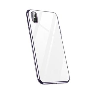 For iPhone X / XS SULADA Shockproof Ultra-thin TPU Protective Case(Purple)