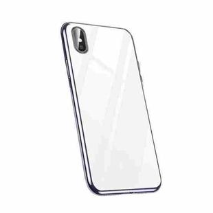 For iPhone XS Max SULADA Shockproof Ultra-thin TPU Protective Case(Purple)