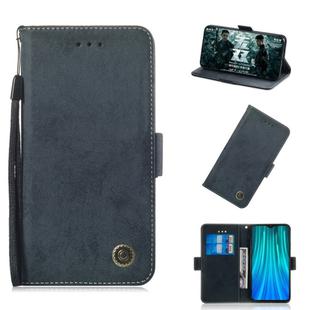 For Xiaomi Redmi Note 8 Pro Retro Horizontal Flip PU Leather Case with Card Slots & Holder(Black)