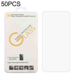 For AGM X5 50 PCS 0.26mm 9H 2.5D Tempered Glass Film
