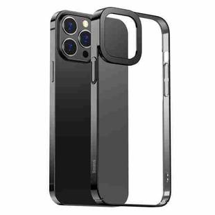 Baseus Glitter Plating PC Shockproof Protective Case For iPhone 13 Pro(Black)