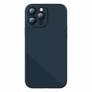 For iPhone 13 Pro Max Baseus Liquid Silica Gel Protective Case (Navy Blue)