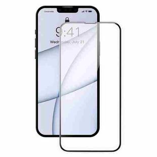 For iPhone 13 Pro Max Baseus 2pcs 0.3mm Full-screen and Full-glass Tempered Glass Film (Black)
