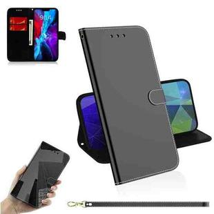 For iPhone 13 mini Imitated Mirror Surface Horizontal Flip Leather Case with Holder & Card Slots & Wallet & Lanyard (Black)