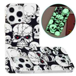For iPhone 13 Pro Luminous TPU Soft Protective Case (Skull)