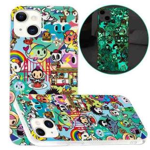 For iPhone 13 Luminous TPU Pattern Soft Protective Case(Zoo)