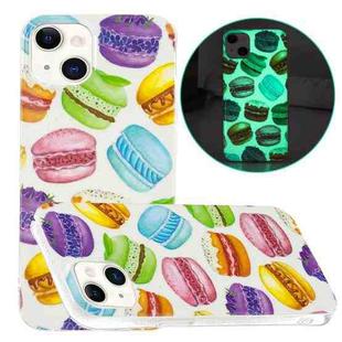 For iPhone 13 Luminous TPU Pattern Soft Protective Case(Hamburger)