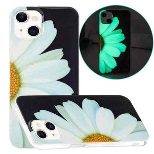 For iPhone 13 Luminous TPU Pattern Soft Protective Case(Daisies)