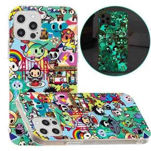For iPhone 13 Pro Luminous TPU Pattern Soft Protective Case (Zoo)
