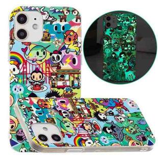 For iPhone 12 mini Luminous TPU Pattern Soft Protective Case (Zoo)