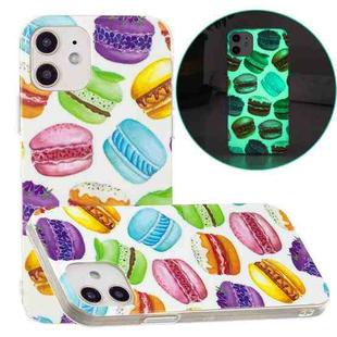 For iPhone 12 mini Luminous TPU Pattern Soft Protective Case (Hamburger)