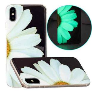 Luminous TPU Pattern Soft Protective Case For iPhone X / XS(Daisies)