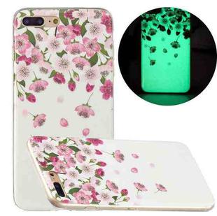 Luminous TPU Pattern Soft Protective Case For iPhone 8 Plus / 7 Plus(Cherry Blossoms)