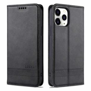 For iPhone 13 mini AZNS Magnetic Calf Texture Horizontal Flip Leather Case with Card Slots & Holder & Wallet (Black)