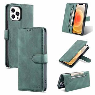 For iPhone 13 mini AZNS Dream Second Generation Skin Feel PU+TPU Horizontal Flip Leather Case with Holder & Card Slots & Wallet (Green)