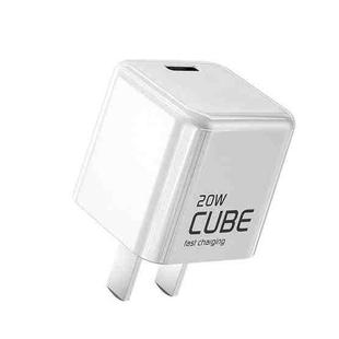 WK WP-U68 King Kong Series 20W PD USB-C / Type-C Mini Cube Super Charger, CN Plug