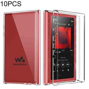 For Sony NW-A100 10 PCS Music Player Transparent TPU Soft Shockproof Case