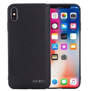 For iPhone 11 Pro GEBEI Full-coverage Shockproof Leather Protective Case(Black)