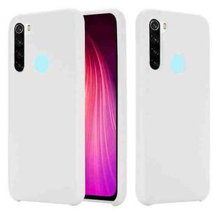 For Xiaomi Redmi Note 8 2021 Pure Color Liquid Silicone Shockproof Full Coverage Case(Light Pink)