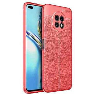 Litchi Texture TPU Shockproof Case For Honor X20(Red)