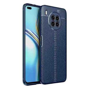 Litchi Texture TPU Shockproof Case For Huawei nova 8i(Blue)