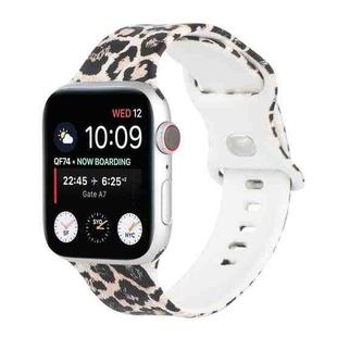 8-buckle Printed Strap Watch Band For Apple Watch Ultra 49mm / Series 8&7 45mm / SE 2&6&SE&5&4 44mm / 3&2&1 42mm(Leopard)