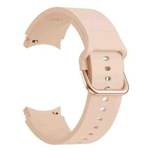 For Samsung Galaxy Watch4 40mm Universal Silicone Colorful Buckle Watch Band(Pink)